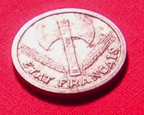 pi&egrave;ce monnaie de 1943